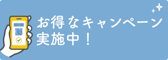 お得なキャンペーン実施中！