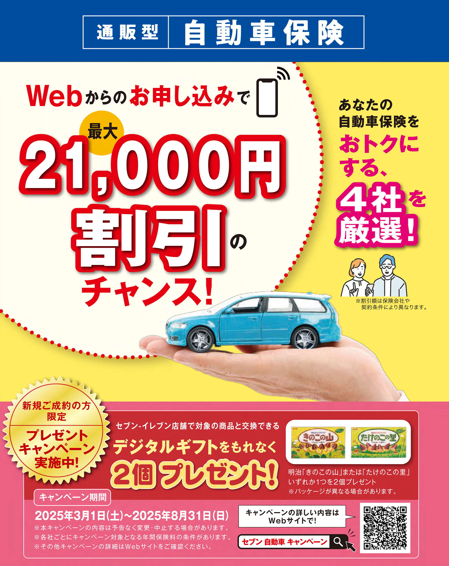 通販型自動車保険 クルマの保険をおトクにする、6社を厳選しました！