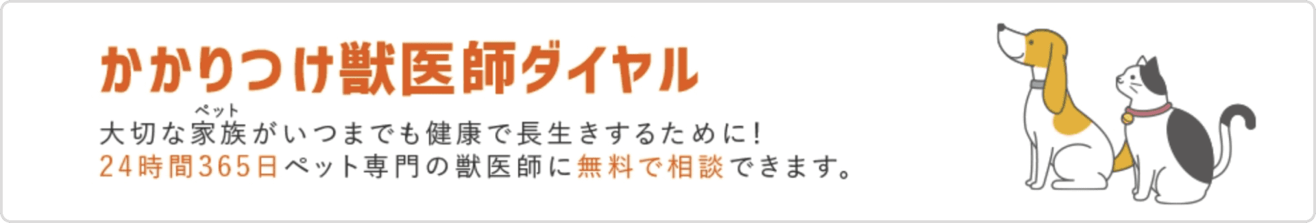 かかりつけ獣医師ダイヤル